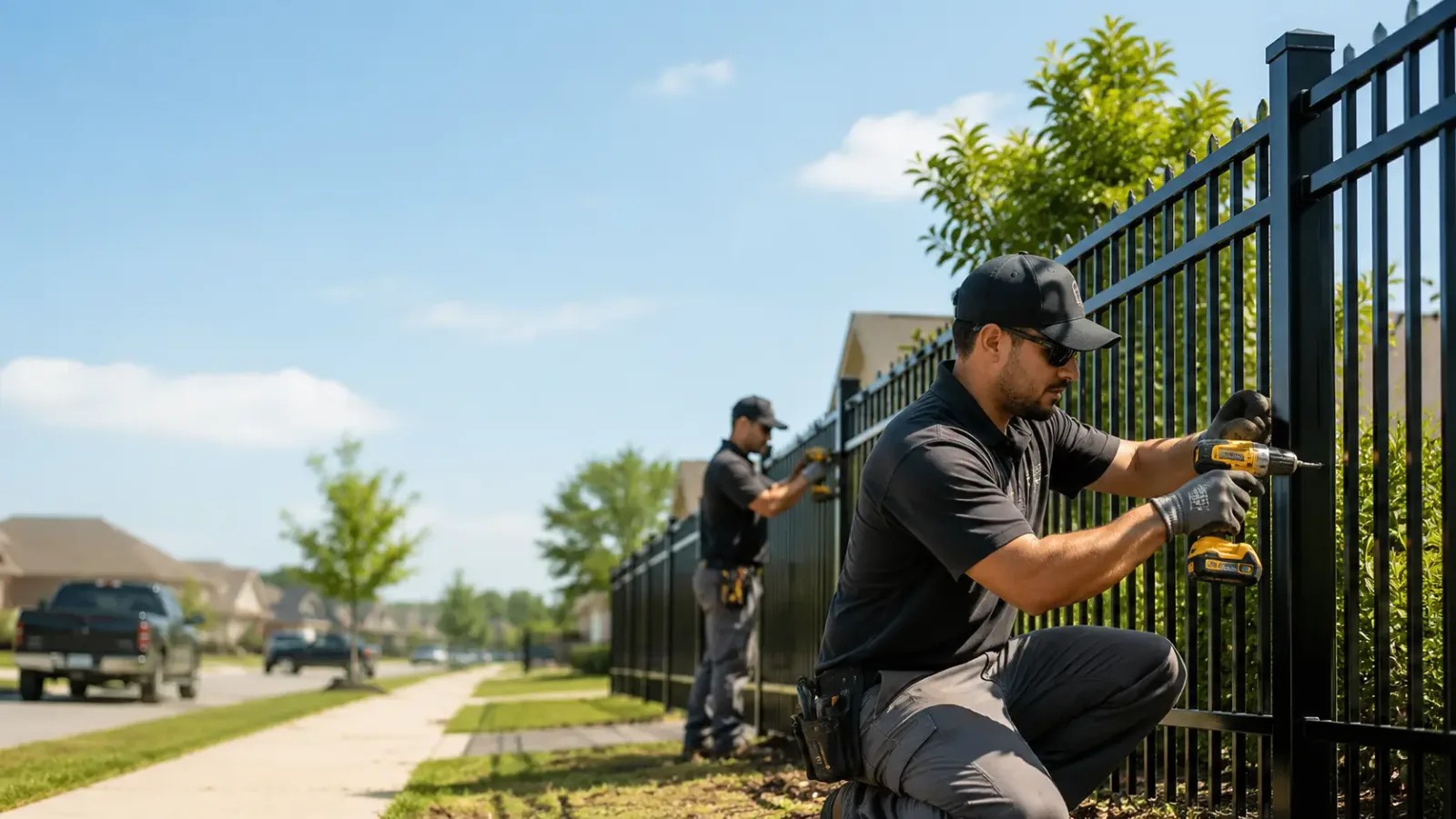 Metal Fence Installation in Caret, VA